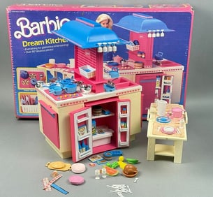 Mattel Barbie Dream Kitchen Playset 1984, with Original Box and Accessories