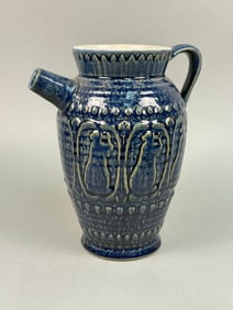 Robinson Ransbottom 'Monk with Lyre' Stoneware Pitcher