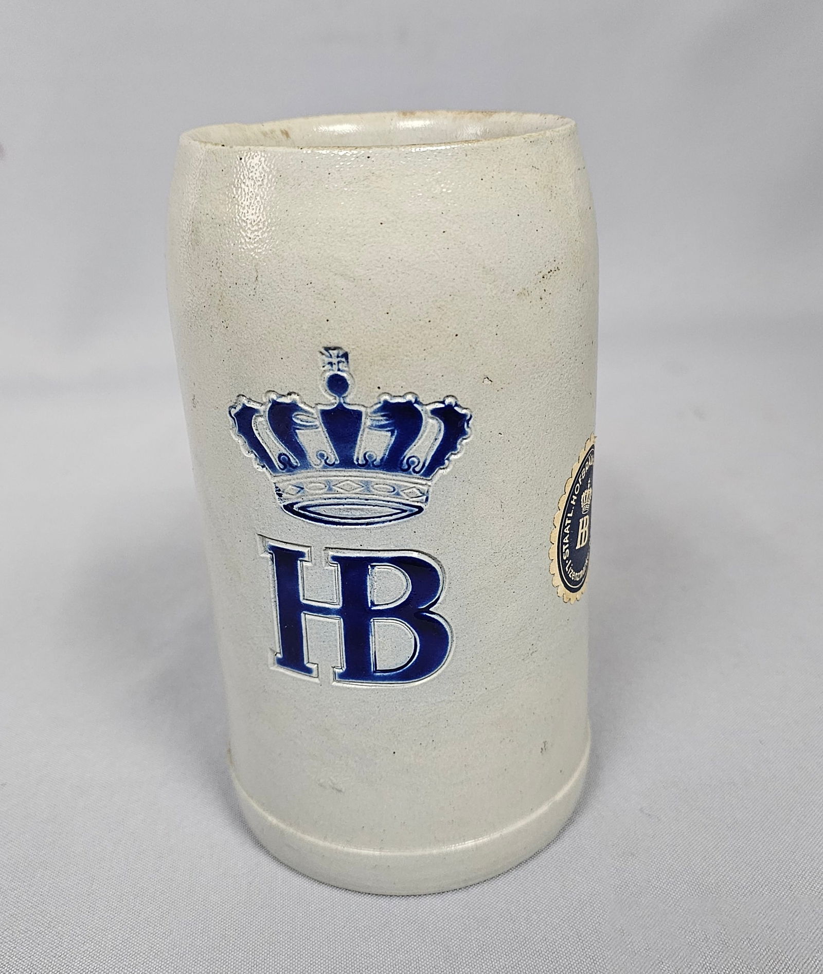 Hofbrauhaus HB 1 Liter Salt Glaze Stoneware Beer Stein (1 of 10)