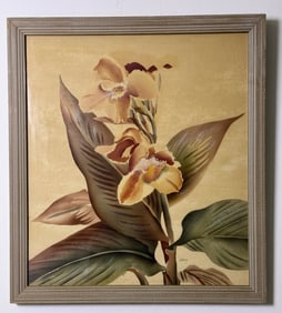 Benjamin Jorj Harris Art Deco Tropical Floral Watercolor