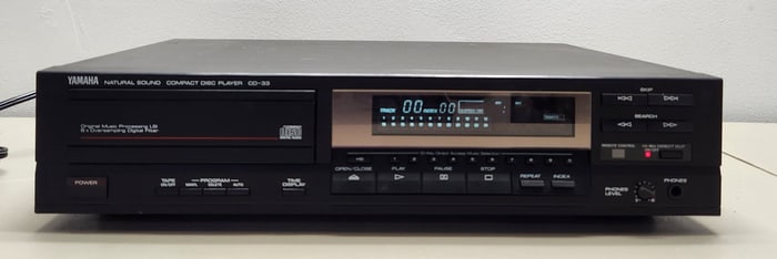 Yamaha Natural Sound Compact Disc Player CD-33, Manufactured 1988