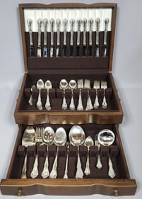 Oneida Community Silverplate Flatware &  Silverpride Plate King Edward Pattern