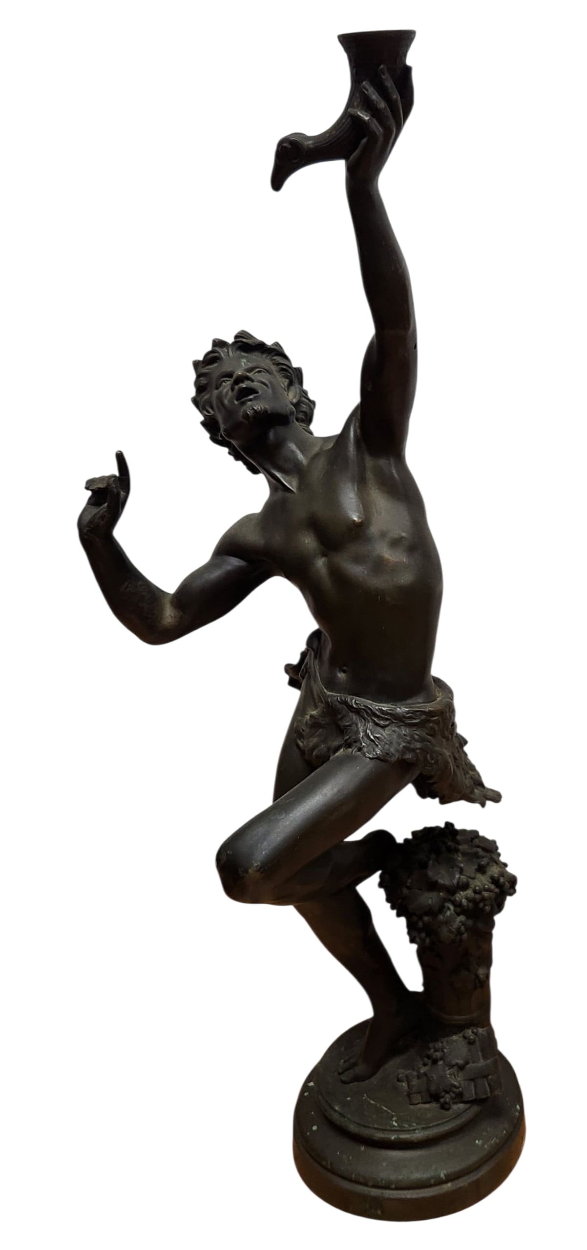 A Bronze Figure of a Dancing Faun, After Claude Michel Clodion (1 of 14)