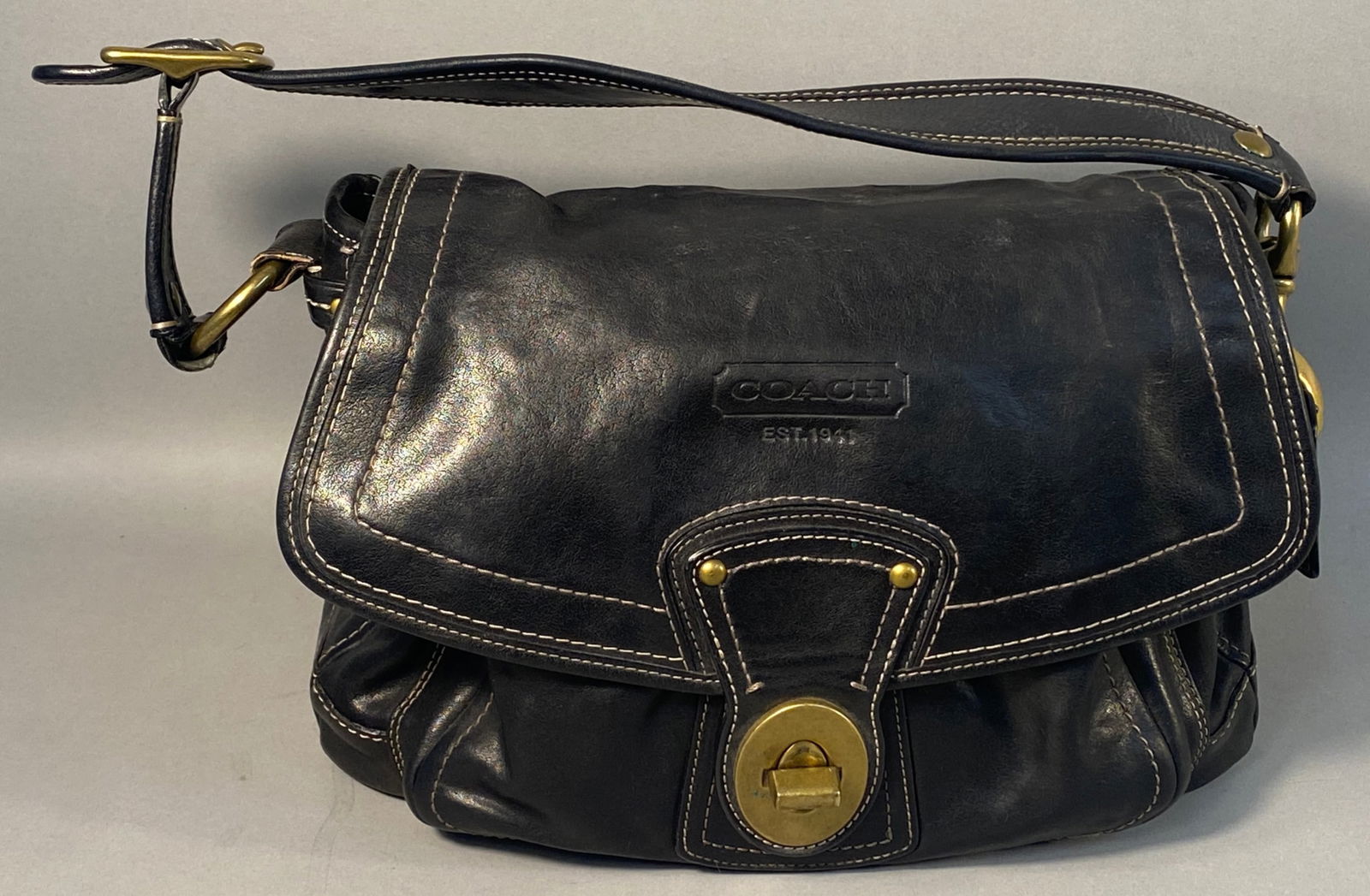 Coach Legacy Ali Black Leather Shoulder Bag (1 of 7)