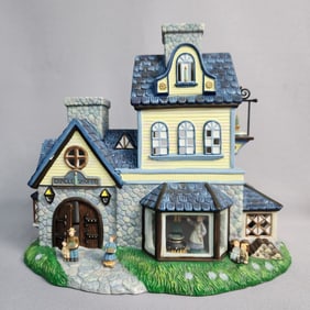 Partylite Olde World Village Candle Shoppe Tealight House P7315