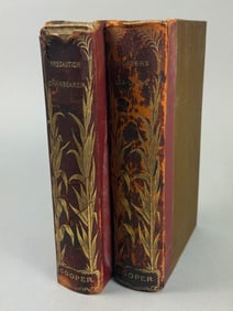 Two Volumes from The Works of James Fenimore Cooper, Pathfinder Edition, Limited Numbered Set