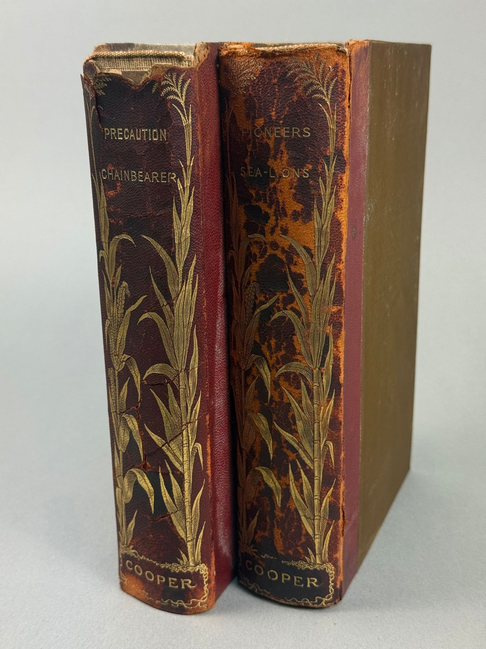 Two Volumes from The Works of James Fenimore Cooper, Pathfinder Edition, Limited Numbered Set (1 of 8)