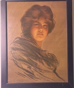 Philip Boileau (American, 1864-1917) 'Peggy' Chromolithograph, dated 1903