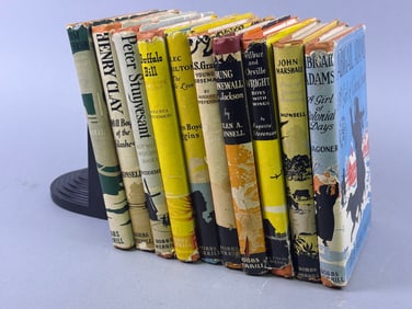 A Collection of Mid-20th Century "The Childhood of Famous Americans Series" Books by The