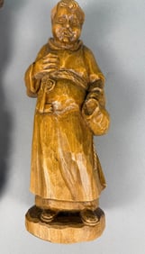 Three Carved Wooden Figures