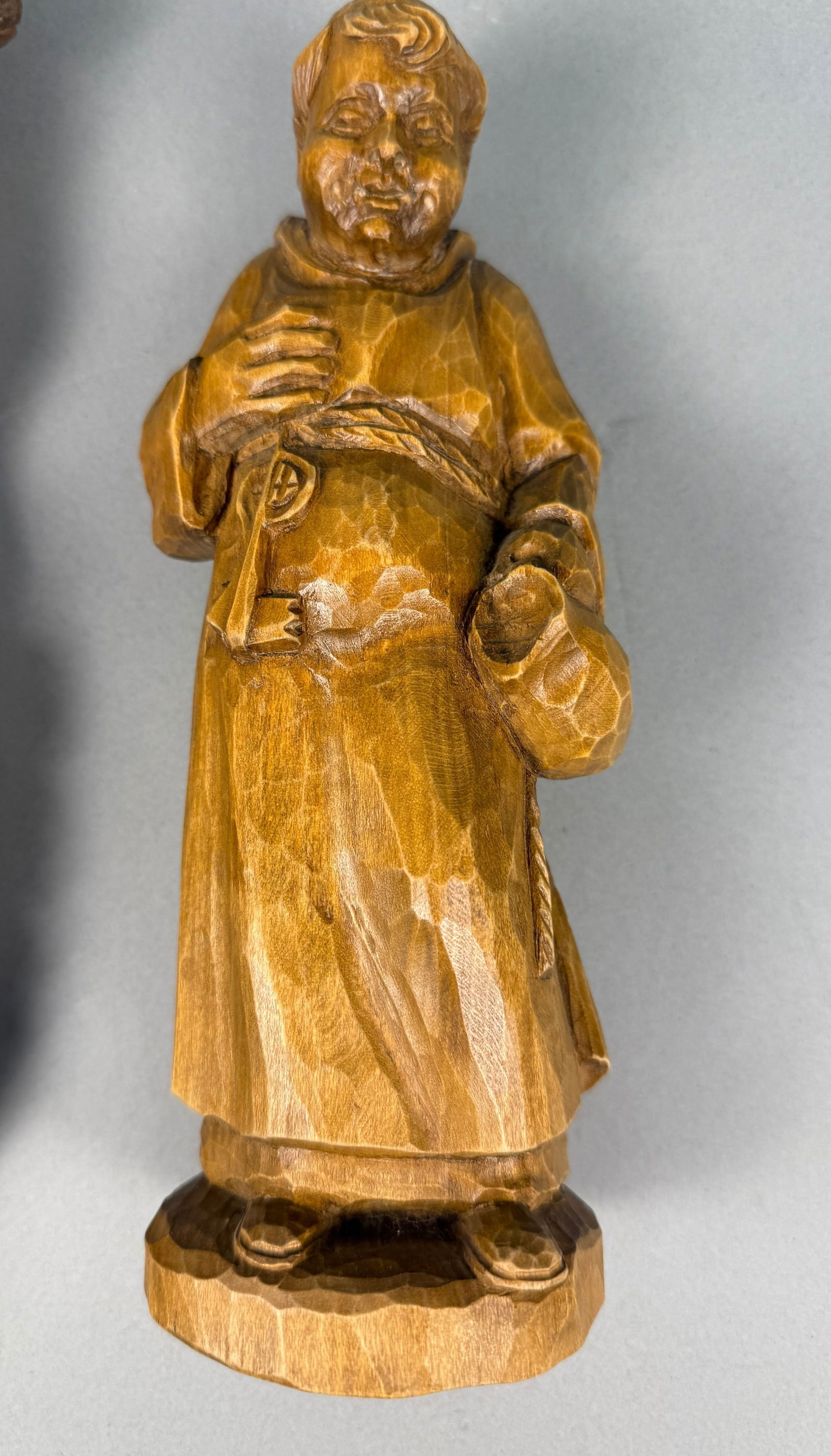 Three Carved Wooden Figures (1 of 9)