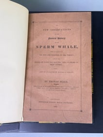 Thomas Beale, A Few Observations on the Natural History of the Sperm Whale, 1835