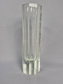 Kosta Boda Bengt Edenfalk 'Colonna' Octagonal Glass Vase