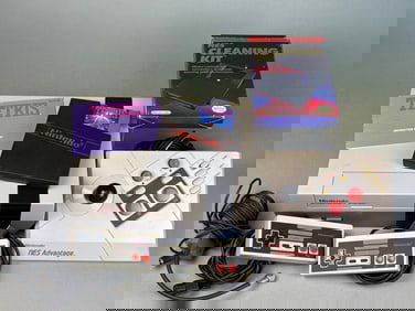 Nintendo Entertainment System (NES) Console Bundle with Tetris and Accessories