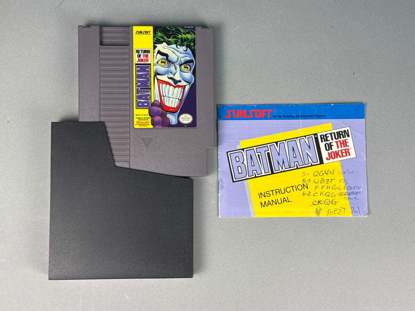A 1991 Nintendo Entertainment System (NES) 'Batman: Return of the Joker' Video Game Set (1 of 4)