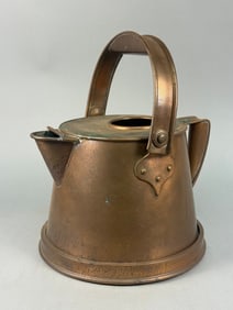 Antique Primitive Copper Kettle or Watering Can