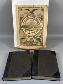 Scientific American Architects and Builders Edition, November 1886, with Two Volumes of The