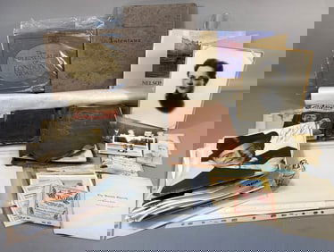 A Diverse Archive of Vintage and Antique Ephemera, Books, and Artworks, Late 19th to Late 20th