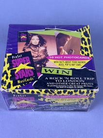1991 Pro Set Super Stars MusiCards First Ever Series Sealed Box