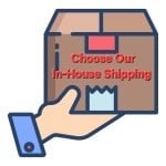 KELLIE'S OFFERS IN-HOUSE SHIPPING