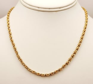 14K Yellow Gold Necklace 15 Grams