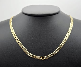 14K Yellow Gold Chain Necklace 16.78 Grams