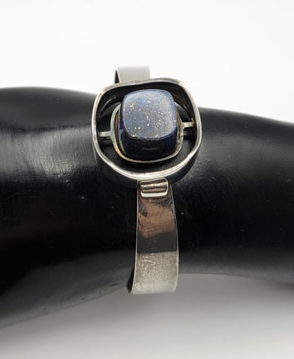 Sterling Silver Lapis Lazuli Bracelet 31.5 Grams (1 of 8)