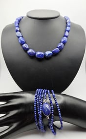 Jay King Sterling Silver Lapis Lazuli Set