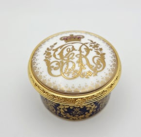 The Royal Collection Bone China Jewelry Box