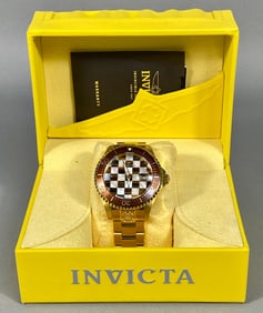 Invicta Pro Diver Automatic Men's Watch, Model No. 27775, Gold-Tone with Brown Bezel