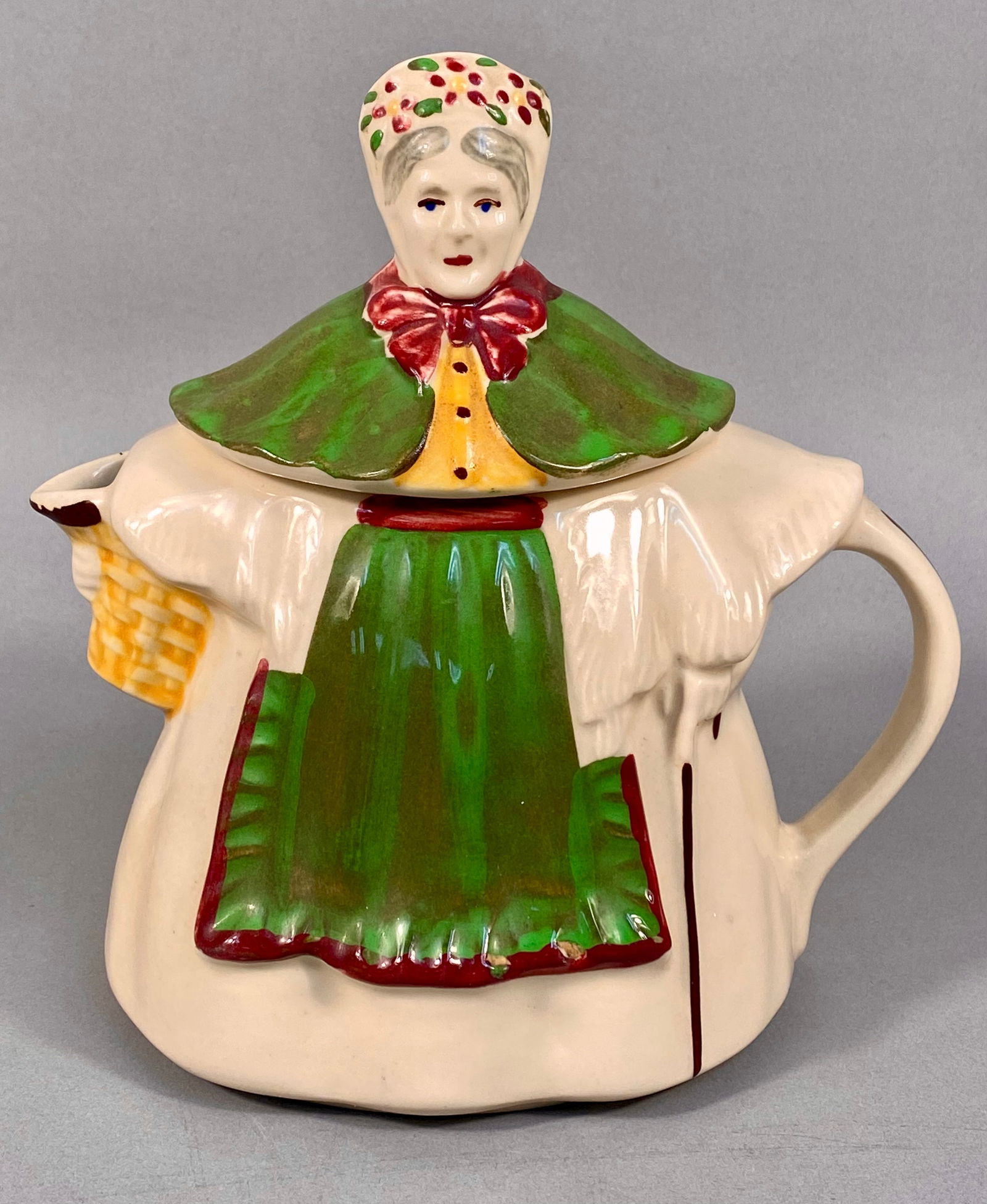 Shawnee Pottery 'Granny Ann' Figural Teapot, circa 1940s (1 of 6)