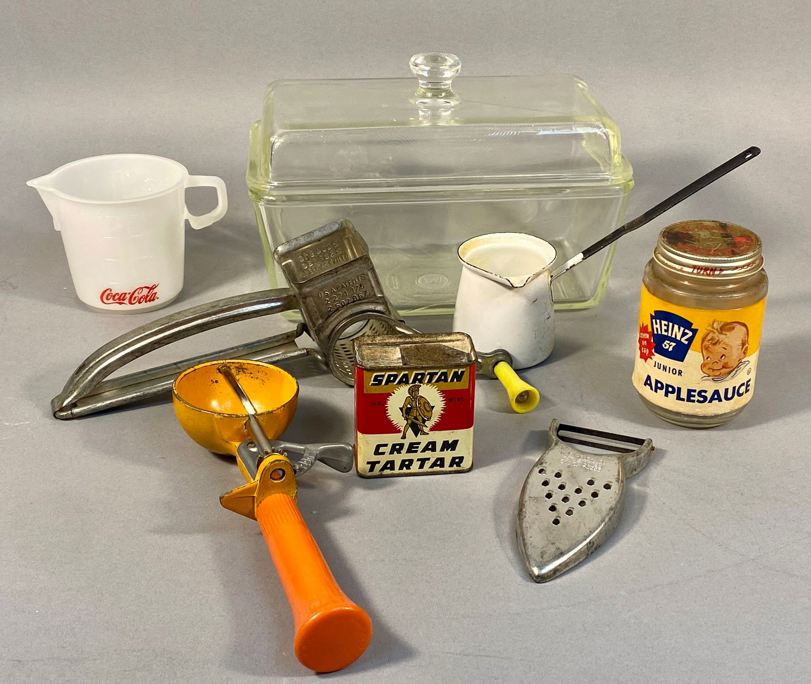 A Collection of Vintage Kitchen Utensils and Food Containers (1 of 10)