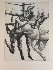 John Fenton - 'Dybbuk' Etching, Edition 136/250