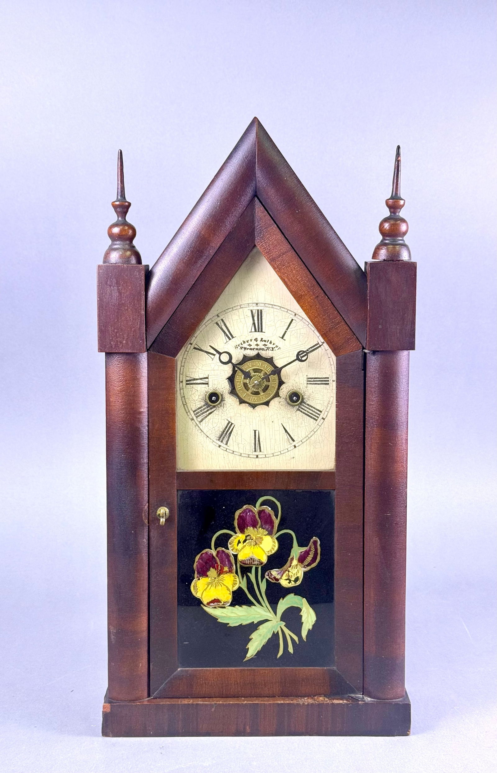 Becker & Lathrop Steeple Mantle Clock (1 of 9)