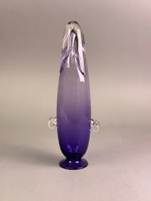 Per Lutken for Holmegaard, Treflojet Amethyst Glass Vase