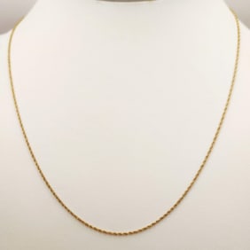 14K Yellow Gold Chain 1.2 Grams