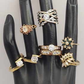 14K & !8K Yellow & White Gold Plate 33.5 Grams