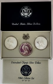 1984 United States Uncirculated Olympic Silver