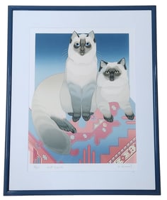 Marcel, 'Best Friends' Silkscreen Print
