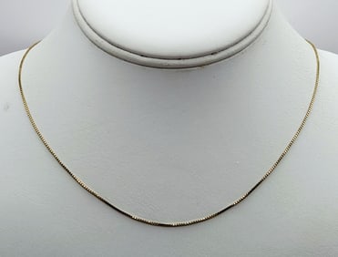 14K Gold Chain Necklace 2 Grams