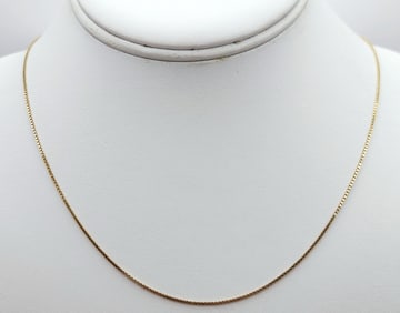 14K Gold Chain Necklace 2.3 Grams