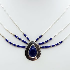 Sterling Liquid Silver Necklace 9.8 Grams