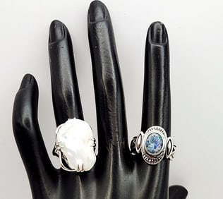 925 Sterling Rings 15.8 Grams