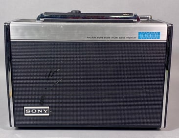 Vintage Sony CRF-5100 'Earth-Orbiter' 10-Band Solid State Multi-Band Portable Radio Receiver