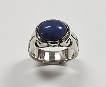 Joseph Esposito Sterling Silver Lapis Ring 11.3 Gr