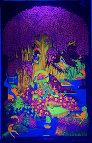 Petagno, 'Magic Forest' Blacklight Poster, Saladin Productions, 1971