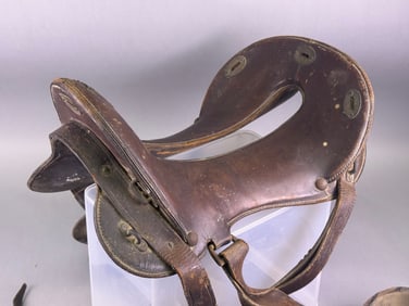 A McClellan Military Saddle, with 11 Inch Seat