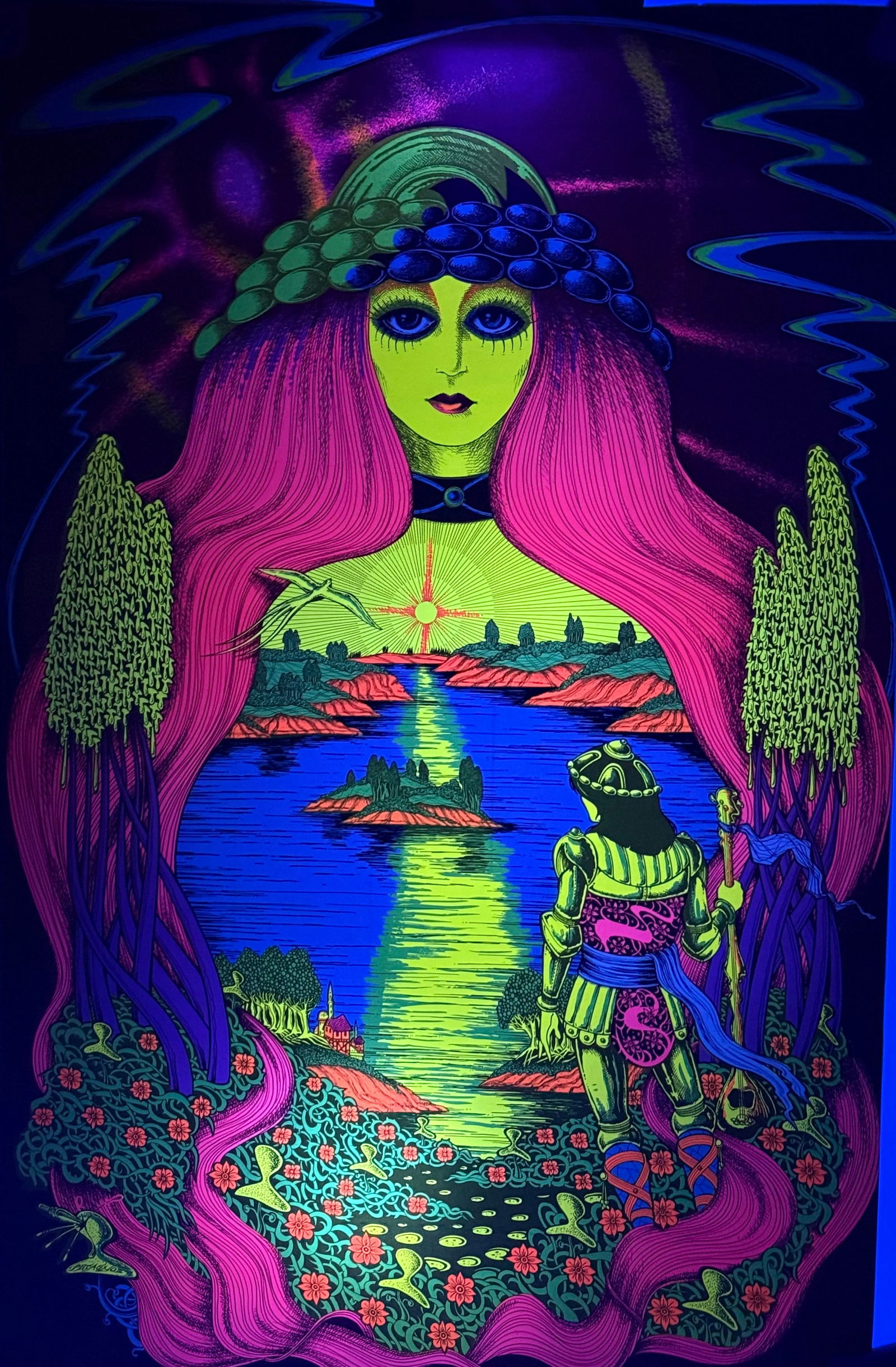 Saladin Productions, 'Virgin Waters' Blacklight Poster, 1971 (1 of 11)