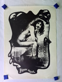 FRANK ZAPPA 'PHI ZAPPA KRAPPA' Original Head Shop Poster, circa 1960s