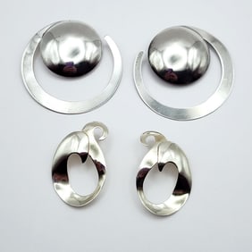 Sterling Silver Earrings 25 Grams